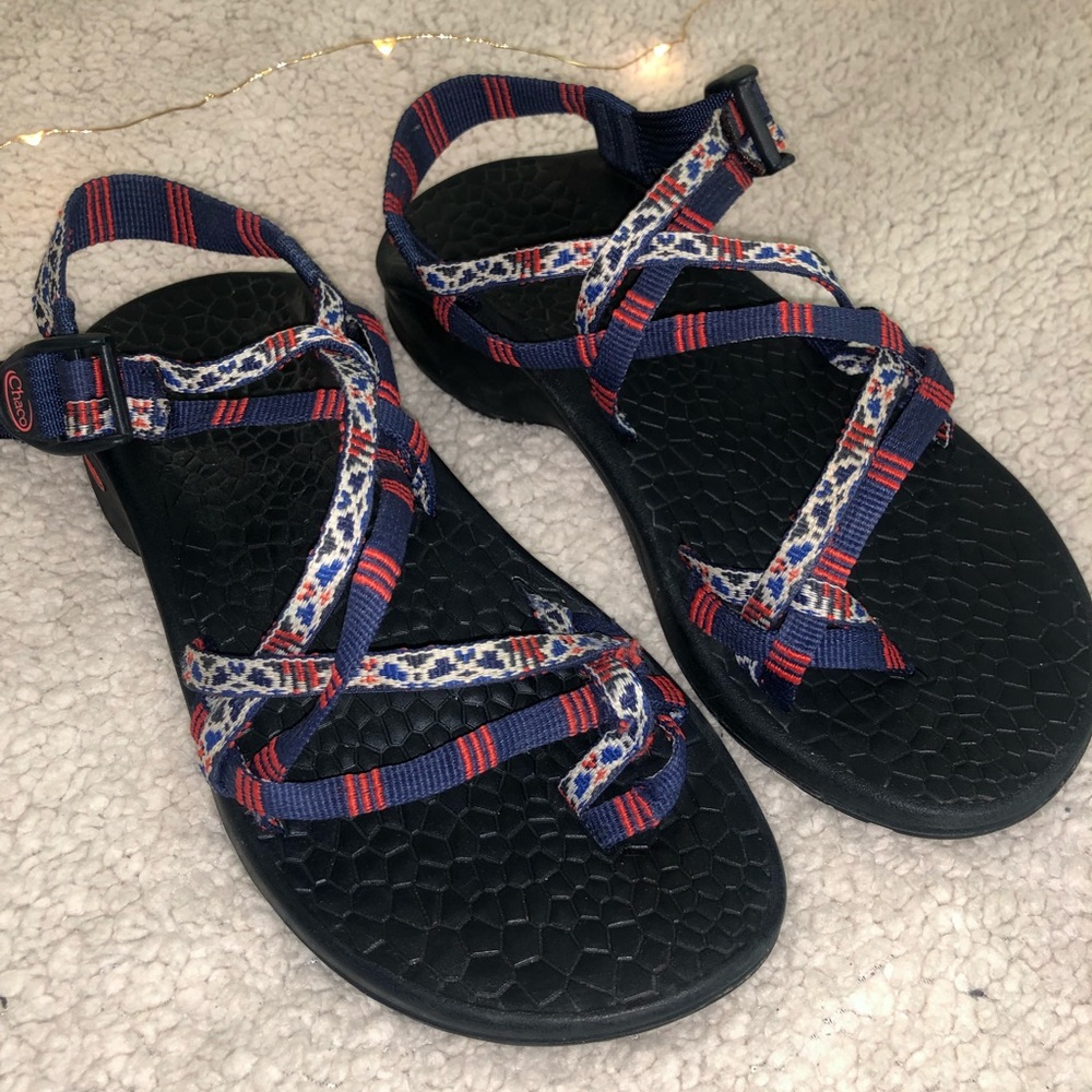 Multi colored Chacos